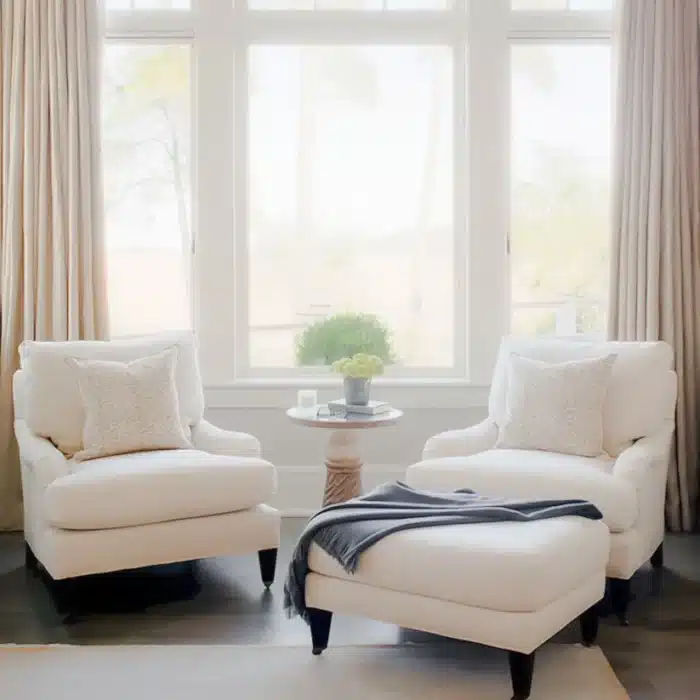 ⁦كرسيين 80×80 سم- بوف - Liana-26⁩ - الصورة ⁦1⁩