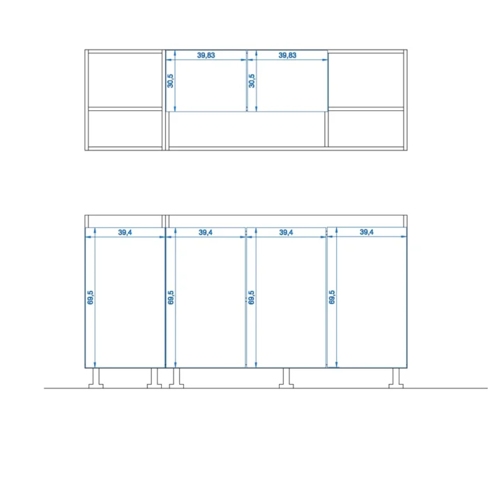 ⁦مطبخ قطعتين Liana-324⁩ - الصورة ⁦3⁩