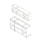 ⁦مطبخ قطعتين Liana-324⁩ - الصورة ⁦4⁩
