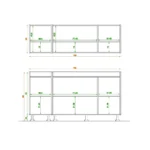 ⁦مطبخ قطعتين Liana-324⁩ - الصورة ⁦2⁩