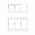 ⁦مطبخ قطعتين Liana-320⁩ - الصورة ⁦3⁩