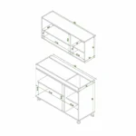 ⁦مطبخ قطعتين Liana-320⁩ - الصورة ⁦4⁩
