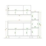 ⁦مطبخ 3 قطع Liana-321⁩ - الصورة ⁦2⁩