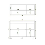 ⁦مطبخ قطعتين Liana-320⁩ - الصورة ⁦2⁩