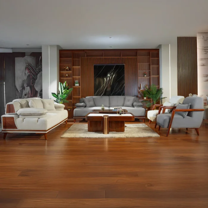 ⁦انتريه 4 قطع خشب زان Liana-289⁩ - الصورة ⁦1⁩