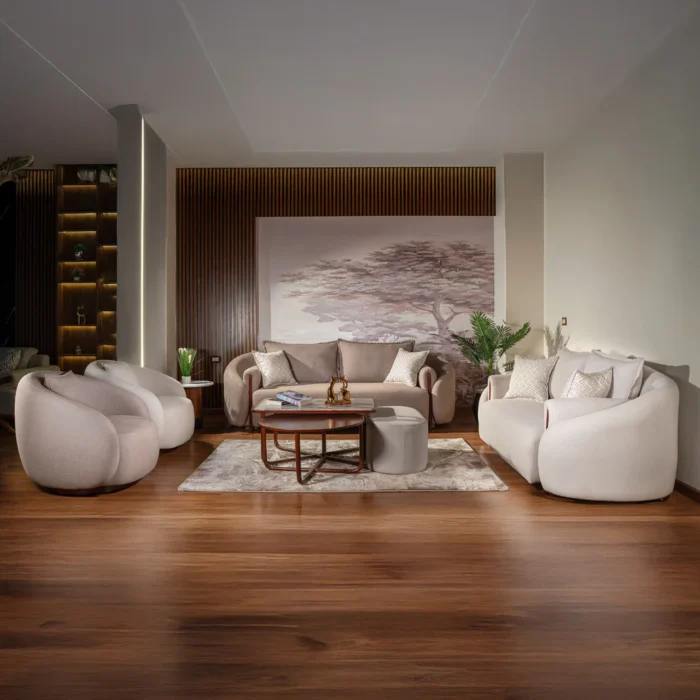 ⁦انتريه خشب زان 4 قطع Liana-283⁩ - الصورة ⁦1⁩