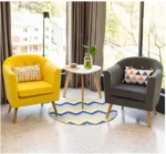 كرسيين فوتيه 80×80 سم Liana-440