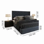 ⁦سرير سحارة ميكانيزم مقاسات متعددة Liana-255⁩ - الصورة ⁦2⁩