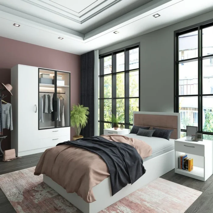 ⁦غرفة نوم 3 قطع Liana-160⁩ - الصورة ⁦1⁩