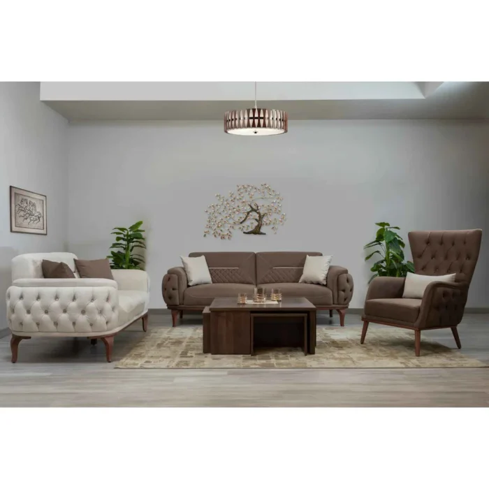 ⁦انتريه خشب زان 3 قطع Liana-314⁩ - الصورة ⁦1⁩